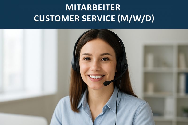 Mitarbeiter Customer Service (m/w/d)